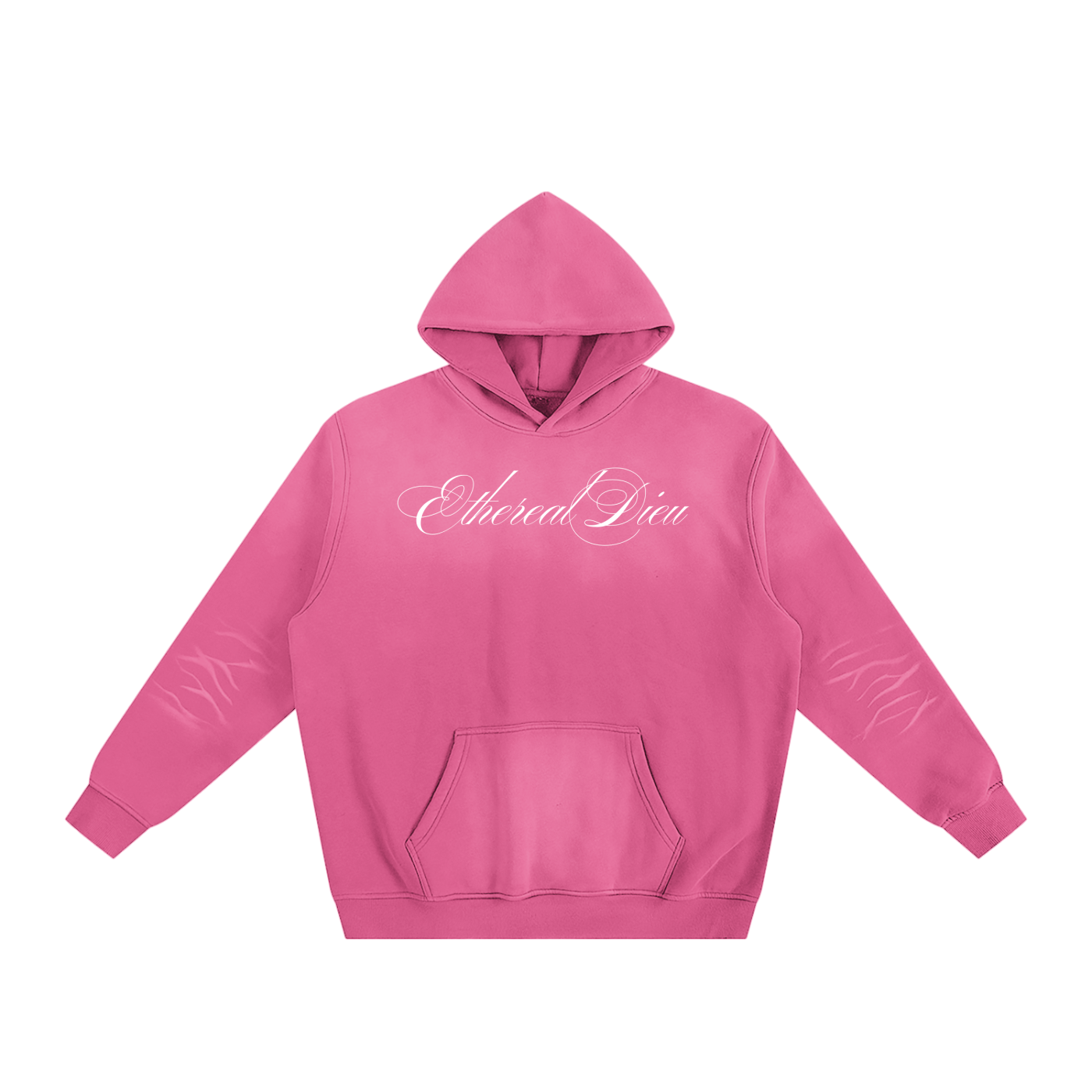 Pink Ethereal Script Hoodie